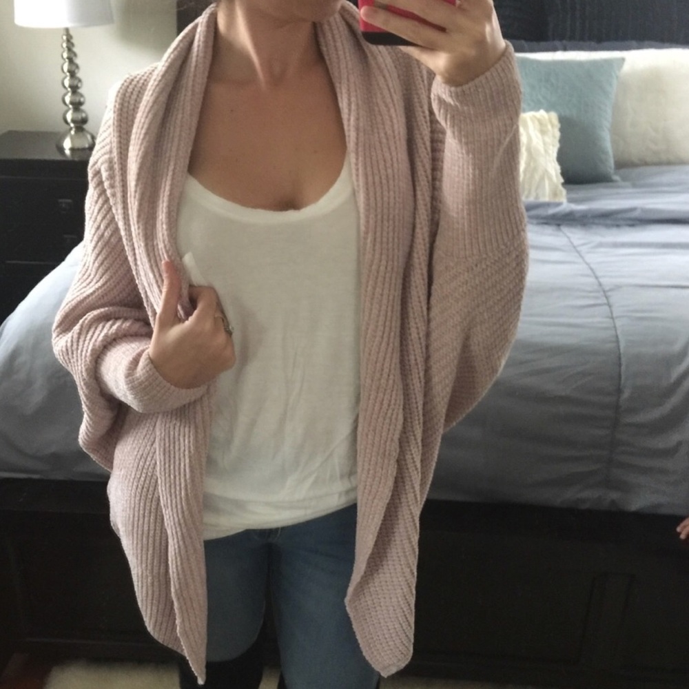SOLD OUT - Dusty Pink Dolman Chenille - Picture 1 of 8